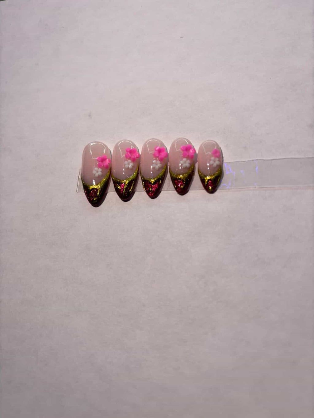 Mythical pink cat eye