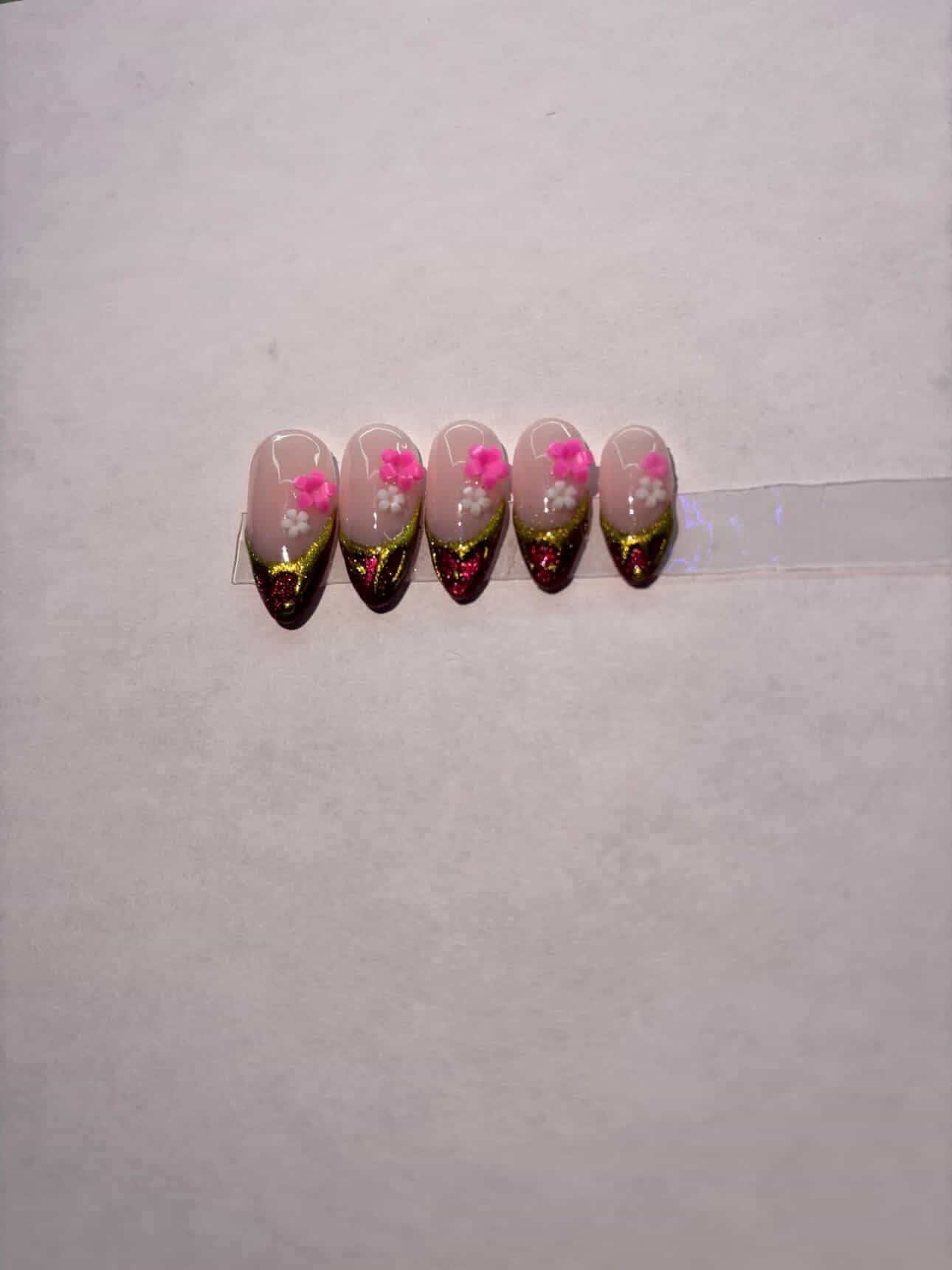 Mythical pink cat eye