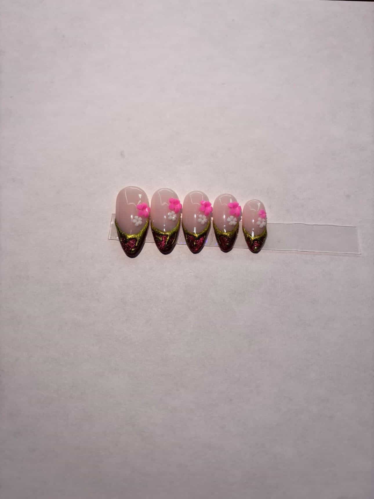 Mythical pink cat eye